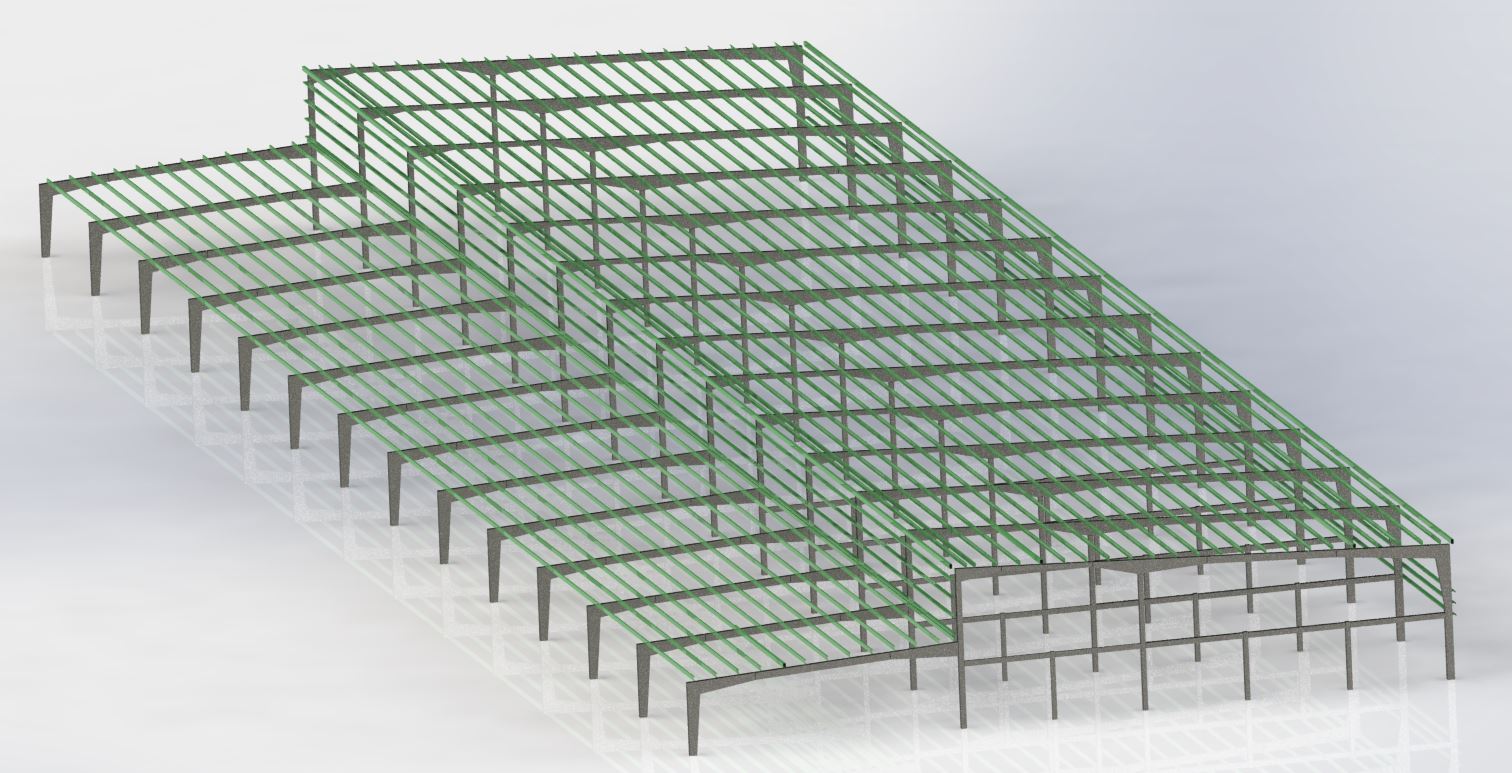 Nave y estructura metálica